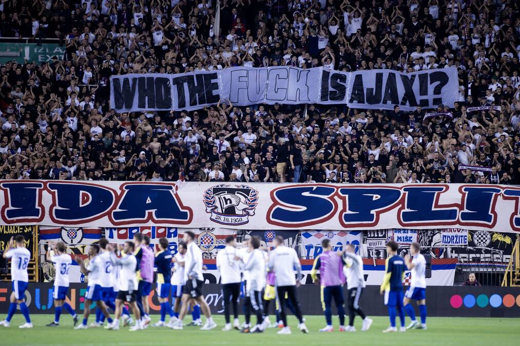 Uefa kaznila Hajduk zbog "Ustani Adolfe" i "Aušvic, Aušvic": Klub se odmah oglasio