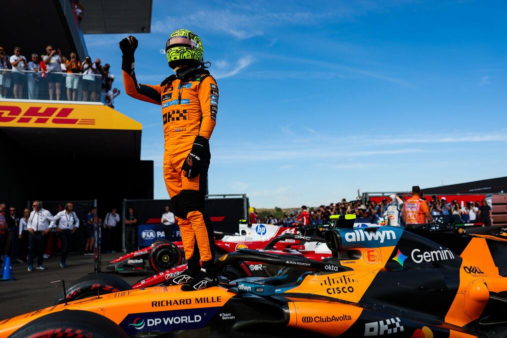 BRITANAC NAJBRŽI NA HUNGARORINGU: Noris drugu godinu zaredom pobednik trke F1 za Veliku nagradu Mađarske