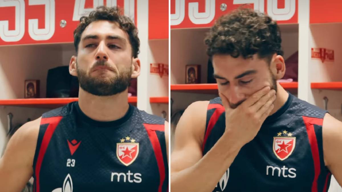 Tiknizjan briznuo u plač na rastanku od Zvezde: "Bio sam spreman da umrem za svakog na terenu"