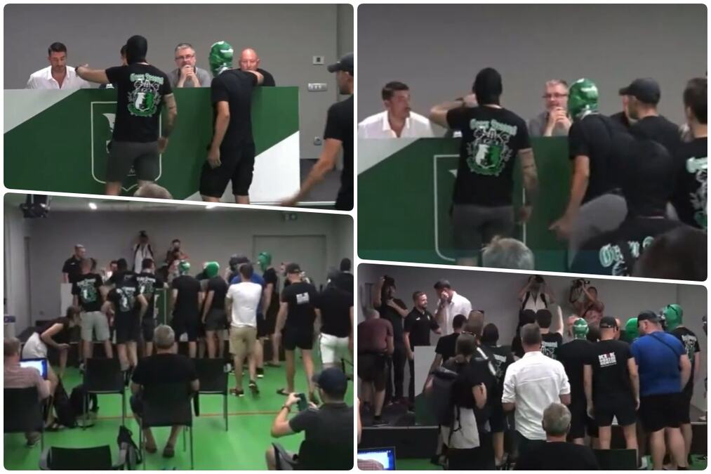 KAKO SU NAVIJAČI NAPALI NOVOG TRENERA ZVEZDE? Upali na konferenciju i nastao potpuni haos! (VIDEO)