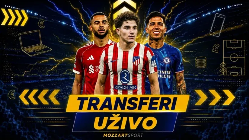 TRANSFERI UŽIVO (nedelja, 30. avgust)