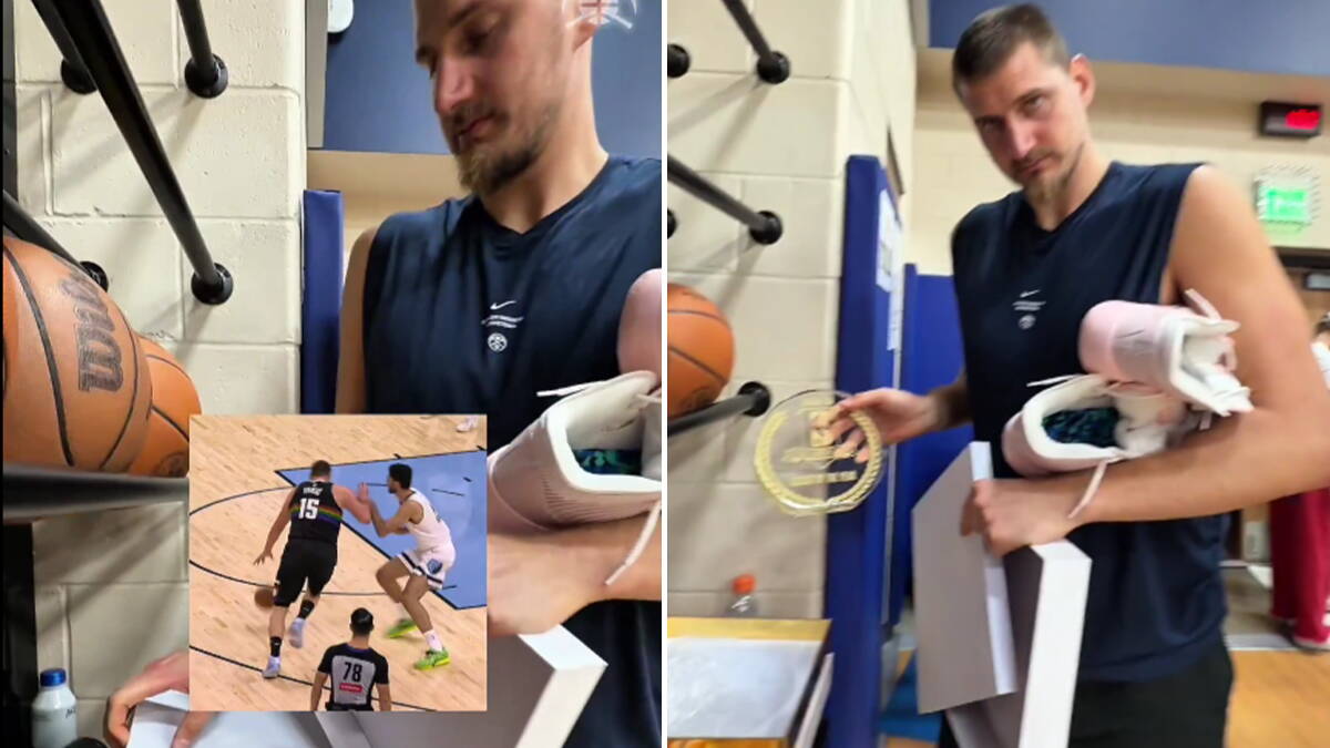 Jokić ostao u šoku kad je dobio nagradu: "Za šta je ovo? Koju?"
