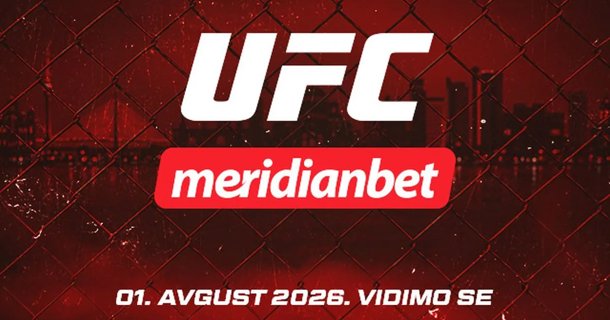 KRUNA DECENIJSKE PODRŠKE: Meridianbet uz UFC spektakl u Beogradu nakon 10 godina ulaganja u srpski MMA