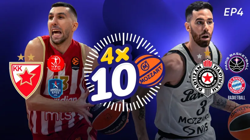 Novi "4x10" o Partizanovom početku iz snova u EL i kako je Dobrić primerom pokrenuo Zvezdu