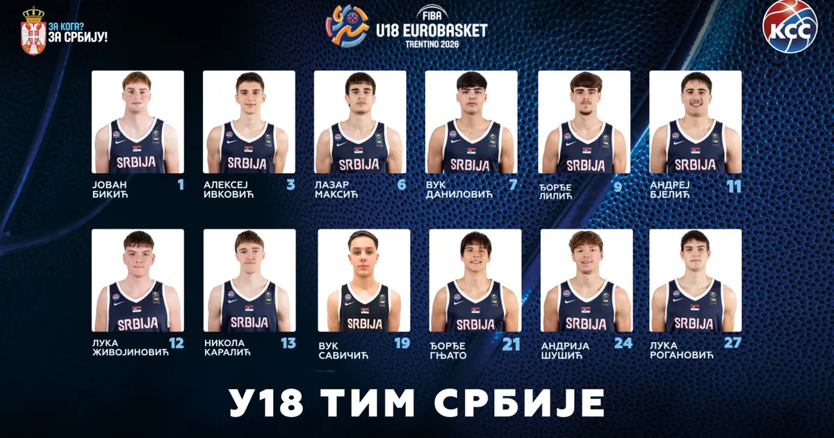 Novi Orlići spremni za napad na medalju na Eurobasketu, oni će braniti boje Srbije od subote u Italiji!