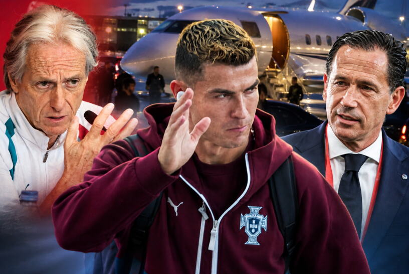 SELEKTOR I PREDSEDNIK JURILI RONALDA NA AERODROMU! Isplivali novi detalji drame: CR7 privatnim avionom POBEGAO iz reprezentacije!