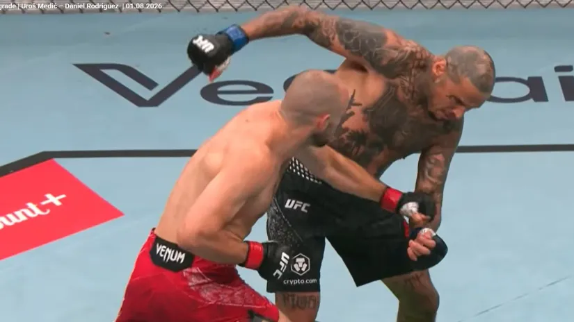 UFC debitovao u Beogradu: Brutalni Medić za 30 sekundi rešio borbu večeri