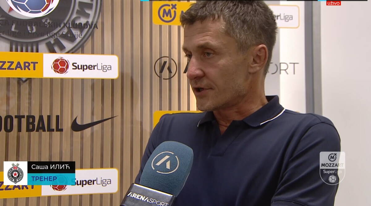 Saša Ilić: "Njihov golman je super branio i to je to"