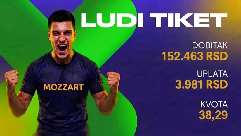 LUDI TIKET, ponedeljak, 152.463 dinara: Kraljicom igara do kraljevskog dobitka!