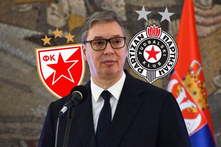 PREDSEDNIK VUČIĆ OTKRIO ŠOK-INFORMACIJU: Legenda Partizana je vatreni navijač Zvezde!