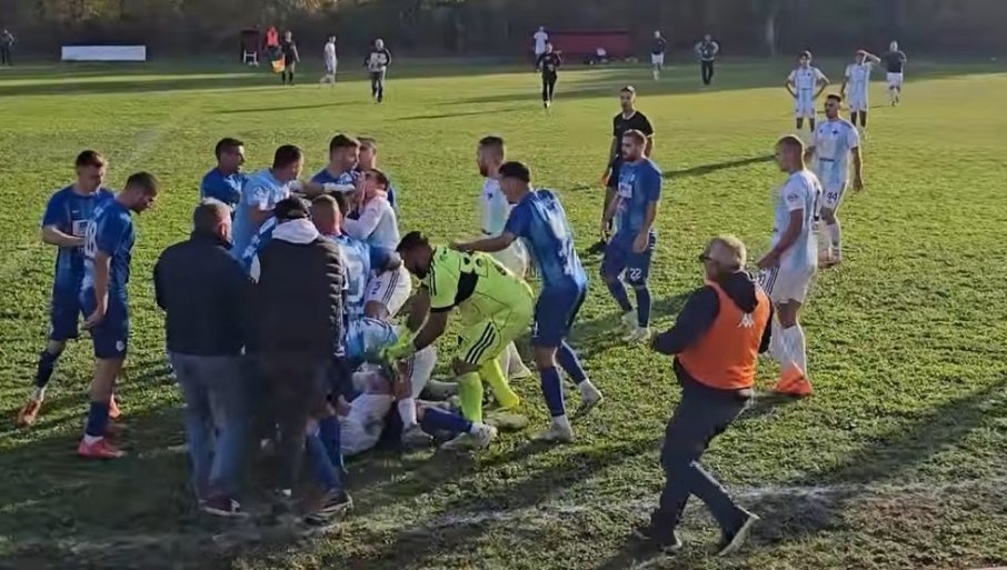 Tuča kakvu ne pamte Evropa, ni svet! Fudbalska Srbija bruji o ovom pesničenju! (VIDEO)