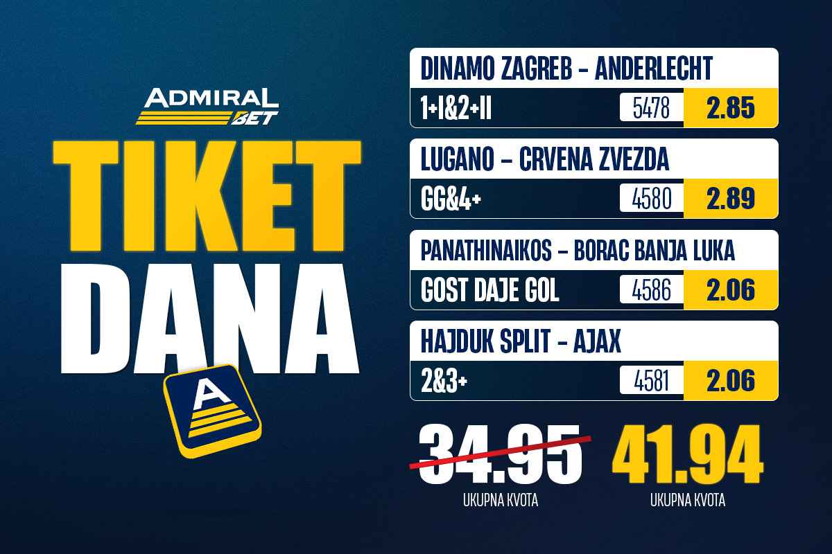 TIKET DANA - Igraj na Balkance!