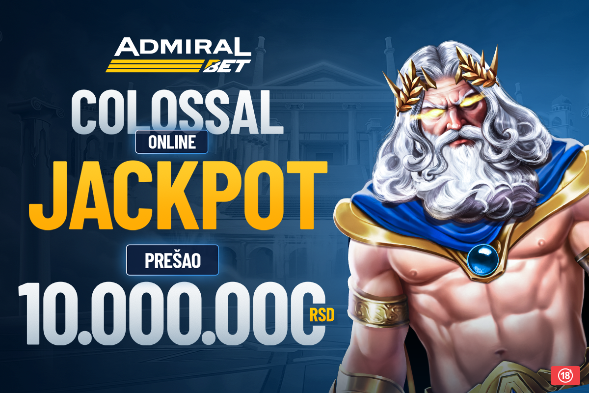 Colossal Jackpot prešao 10 miliona i ušao u zonu padanja