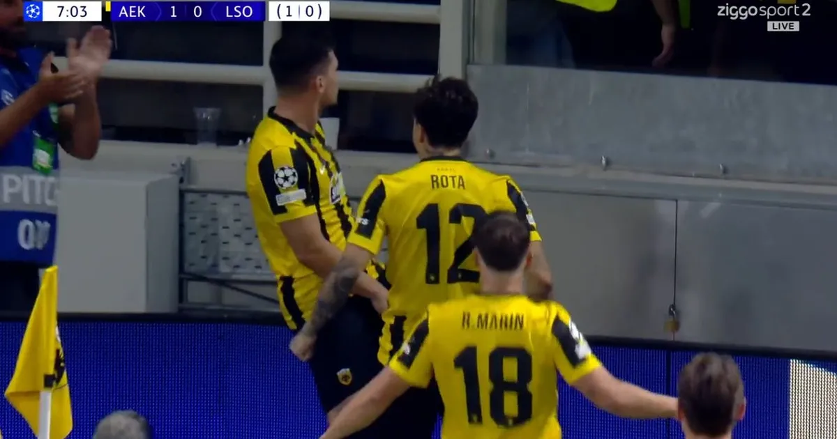 Luka Jović "poleteo" i poveo AEK ka Ligi šampiona: Srbin utišao Bugare na startu, slave Nikolić i Gaćinović