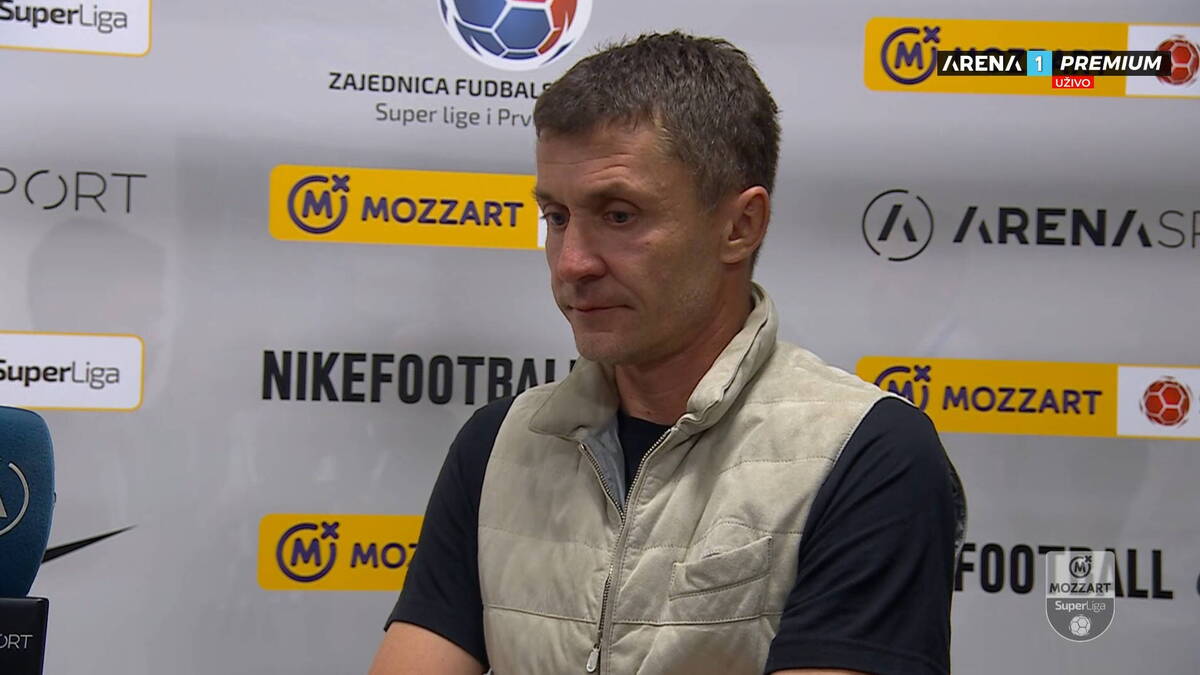 Saša Ilić posle poraza: "Nema tu šta mnogo da se priča"
