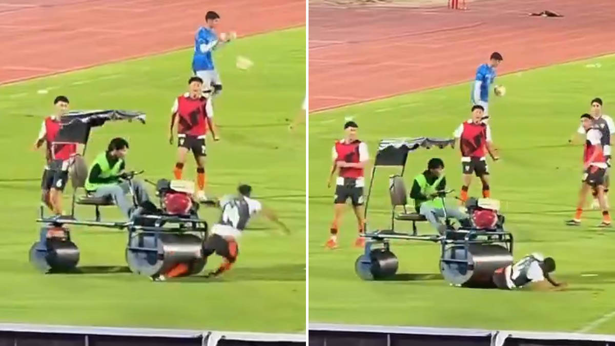 Valjak pregazio poznatog fudbalera: Bizarna situacija na stadionu, svi su se hvatali za glavu