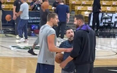 JOKIĆ I NURKIĆ U CENTRU PAŽNJE! Denver objavio snimak, evo kako je izgledao susret bivših saigrača! (VIDEO)