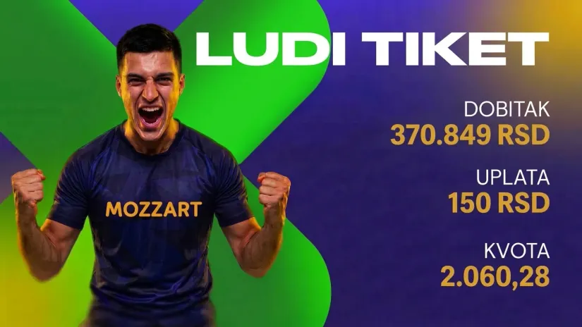 LUDI TIKET, utorak, 370.849 dinara: Majstorija sa Zlatibora