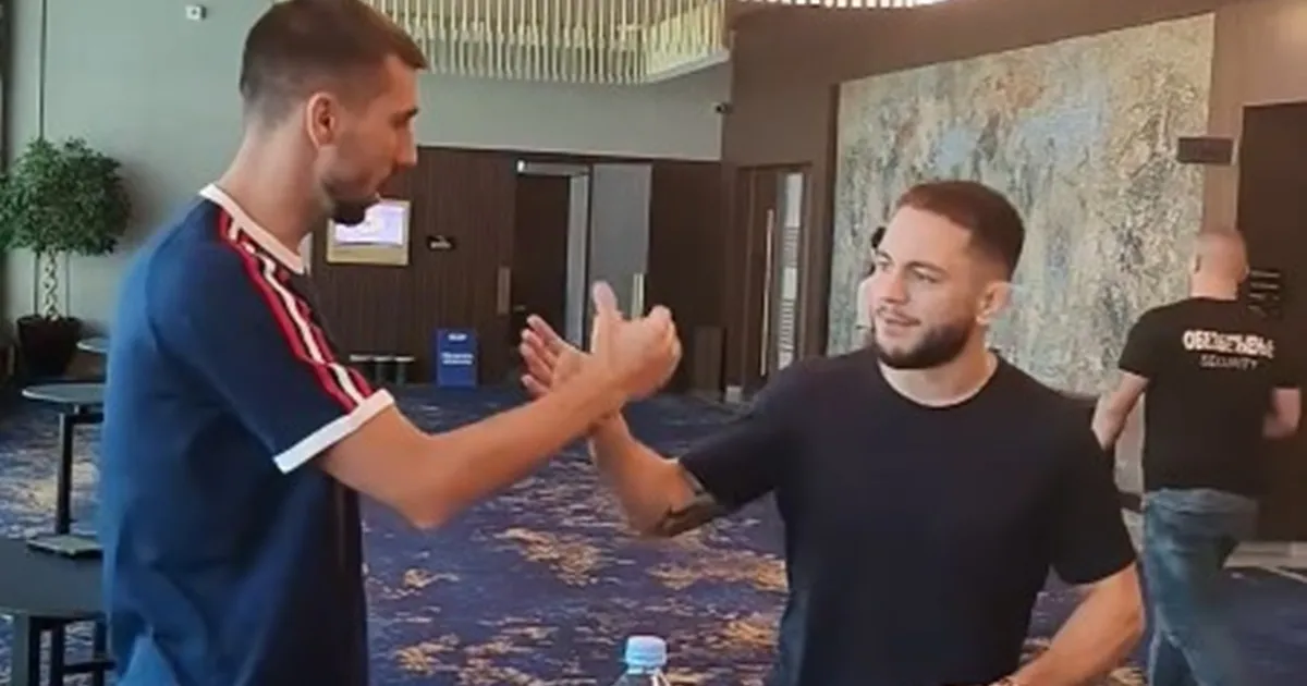 Ognjen Dobrić iznenadio Miloša Janičića, došao da mu pruži podršku pred UFC spektakl u Areni