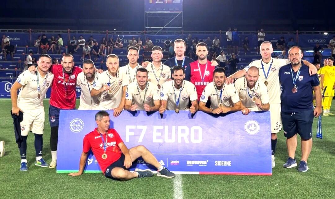 BRONZA ZA SRPSKE REPREZENTATIVCE: Veliki uspeh u fudbalu 7 na Prvenstvu Evropu u Italiji