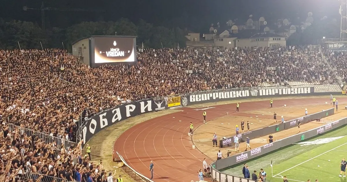Grobari pred Hetafe u Humskoj pratili meč Zvezde: Ovako su proslavili golove Viktorije Plzenj