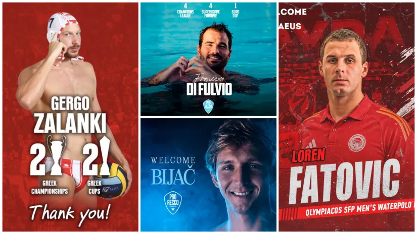 Vaterpolo transferi: Remont Pro Reka i Olimpijakosa, top pojačanje ulovila Barseloneta