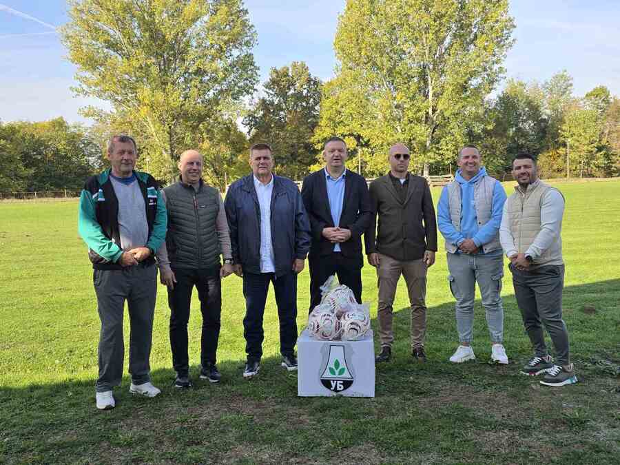 Nema snažnog sporta bez ulaganja na lokalu: Sportski savez Srbije dobirao opremu klubovima iz Uba