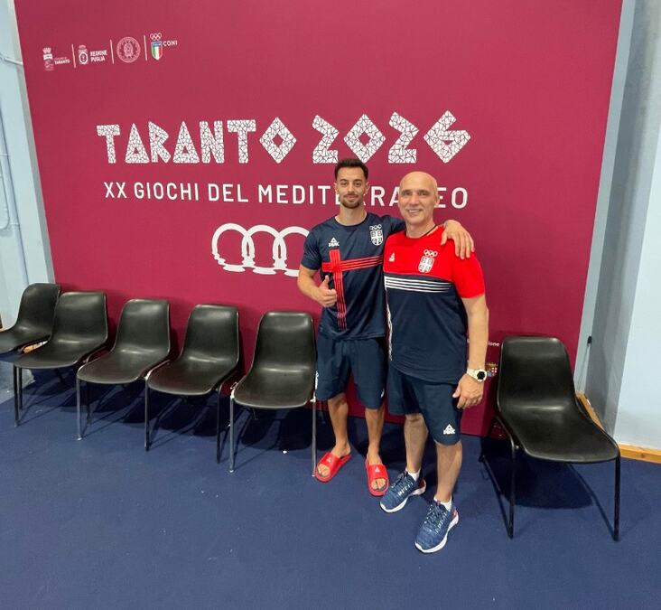 VELIKI USPEH: Petar Vefić u finalu razboja na Mediteranskim igrama u Tarantu