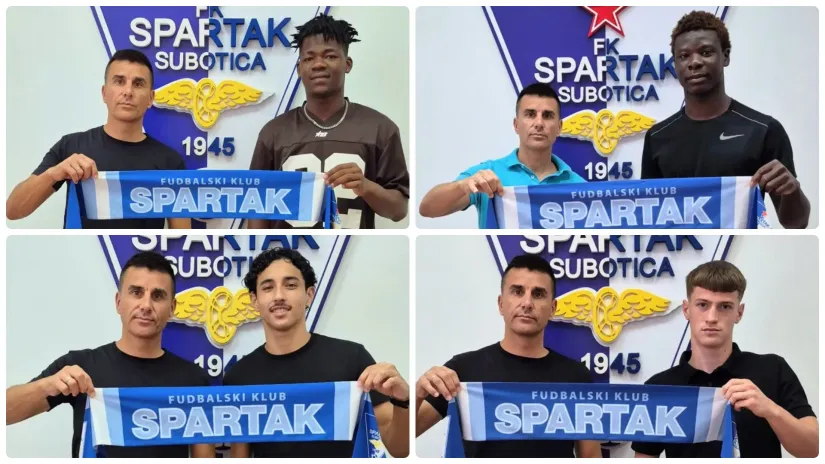 Spartak promovisao četiri omladinca trojica su stranci