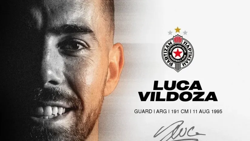Partizan Mozzart Bet se pohvalio: Luka Vildoza je naš!