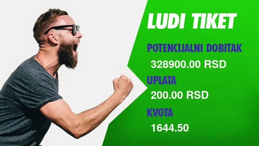 LUDI TIKET, nedelja, 328.900 dinara: U Velikom Gradištu znaju gde će padati golovi
