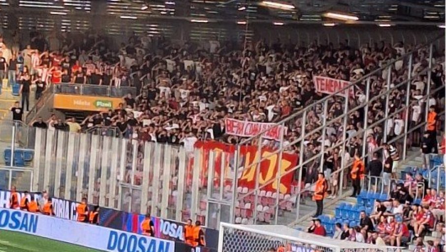 Udarac za Crvenu zvezdu: UEFA kaznila crveno-bele - bez navijača protiv Lugana u Ligi konferencije
