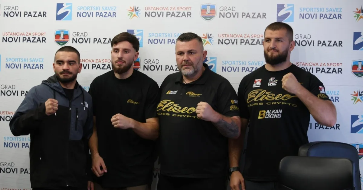 Održana konferencija pred Balkan Boxing 12 u Novom Pazaru, Krnjić poručio: Obećavam izvrstan meč