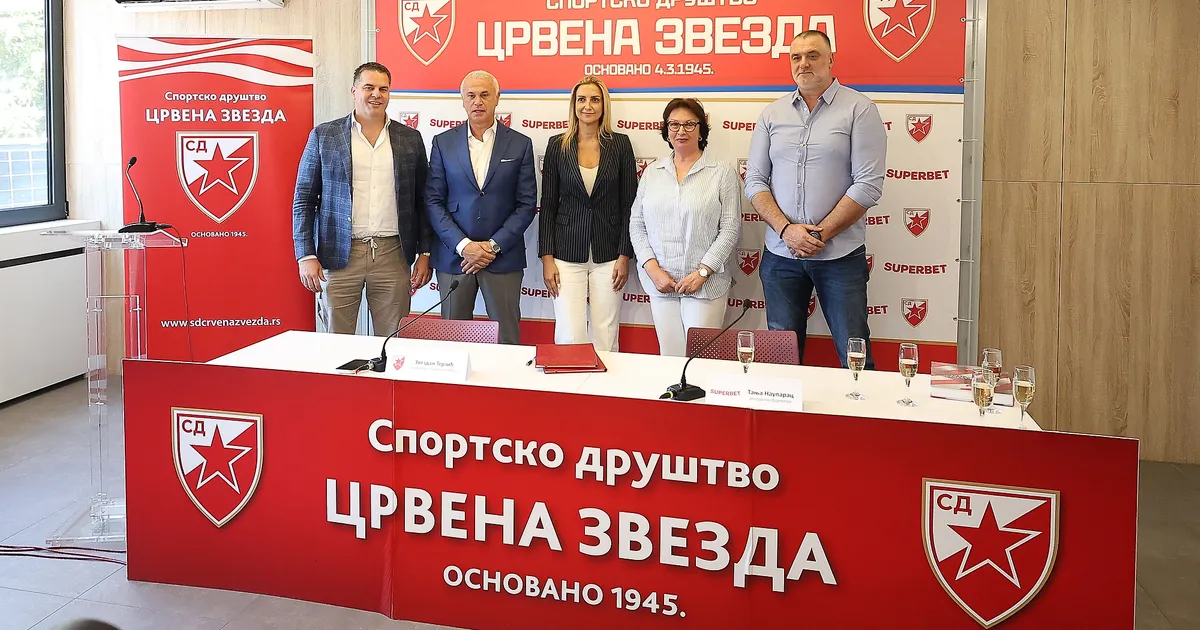 Superbet postao generalni sponzor SD Crvena zvezda