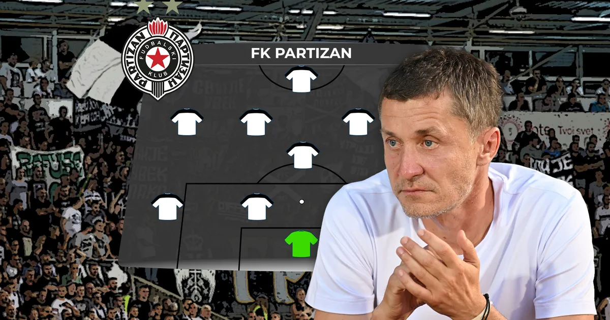 Partizanov tim za Tobol: Vukotić u novoj ulozi, promene u odbrani i veznom redu