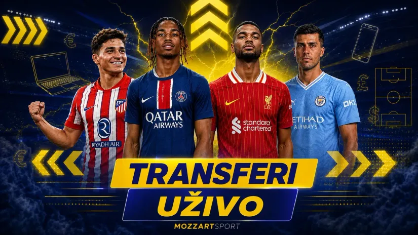 TRANSFERI UŽIVO (ponedeljak, 17. avgust)