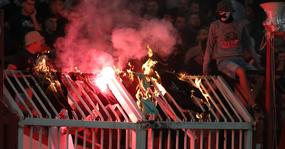 Delije izdale saopštenje zbog zastave koju su Grobari spalili na 180. Večitom derbiju