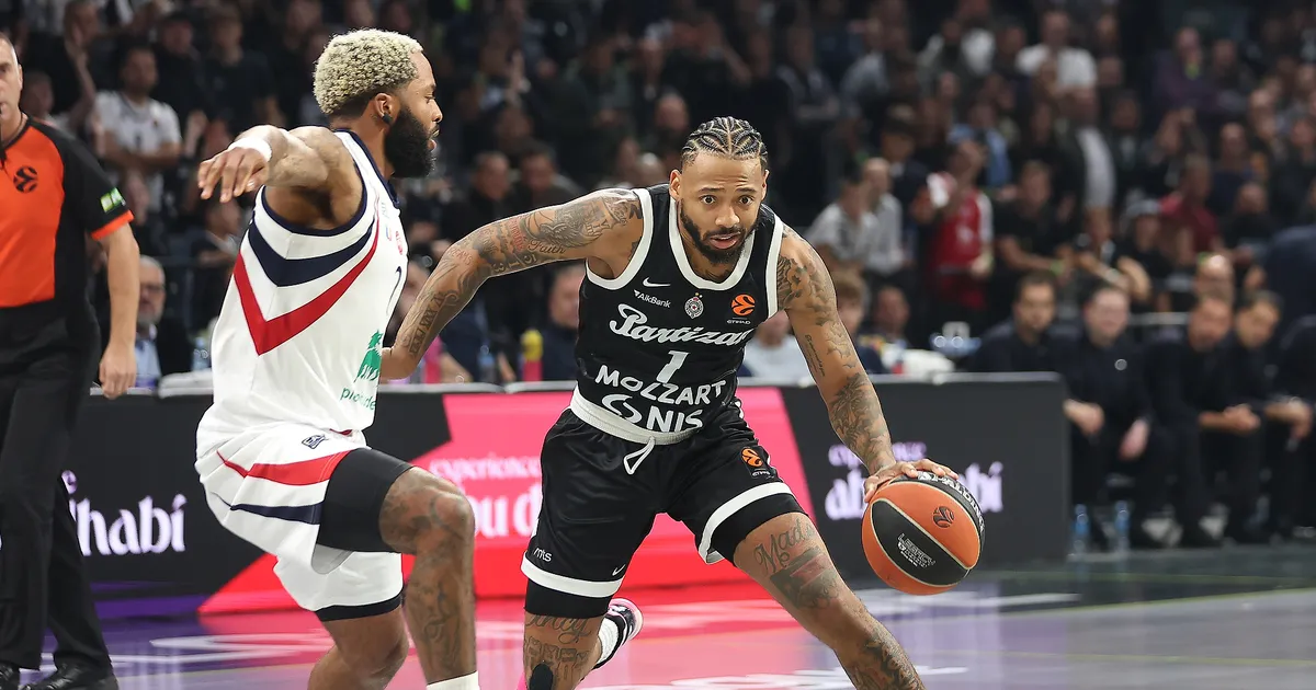 Evo gde možete da gledate uživo TV prenos meča Pariz - Partizan u 2. kolu Evrolige