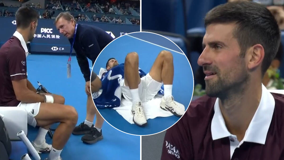 Novak pozvao lekara, pa legao na teren: Meč u Pekingu hitno prekinut zbog Đokovića