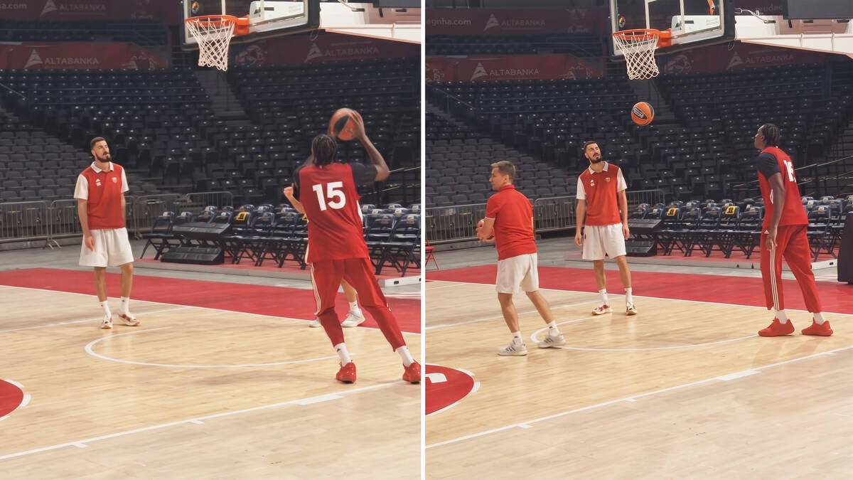 Nikola Kalinić prvi put trener u Evroligi: Pogledajte ga u novoj ulozi u Beogradskoj areni